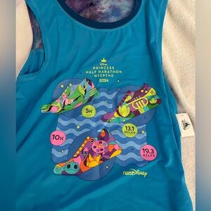 Disney RunDisney Medium Tank Top NWT 2024 Princess Half Marathon
